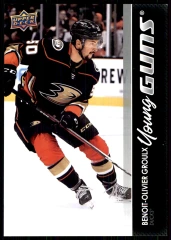 2021-22 UD Young Guns Oversized Jumbo Benoit-Olivier Groulx Rookie #478 (minor scratches)